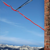 Parodia 1, Stahl e acciaio inox, 860x850x850cm, Messner-Mountain-Museum, Bozen